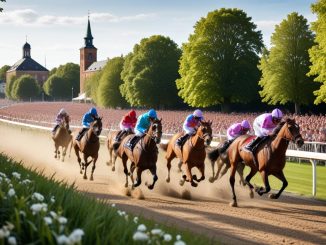 Örebro travbana – en plats för glädje och spänning! illustration