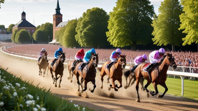Örebro travbana – en plats för glädje och spänning! illustration